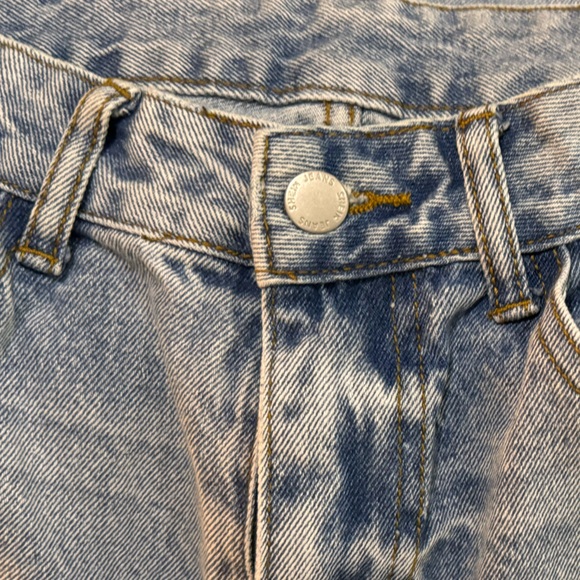 Wide leg, baggy, distressed, deconstructed, high waisted SHEIN Denim. Size M 6 - Picture 3 of 7